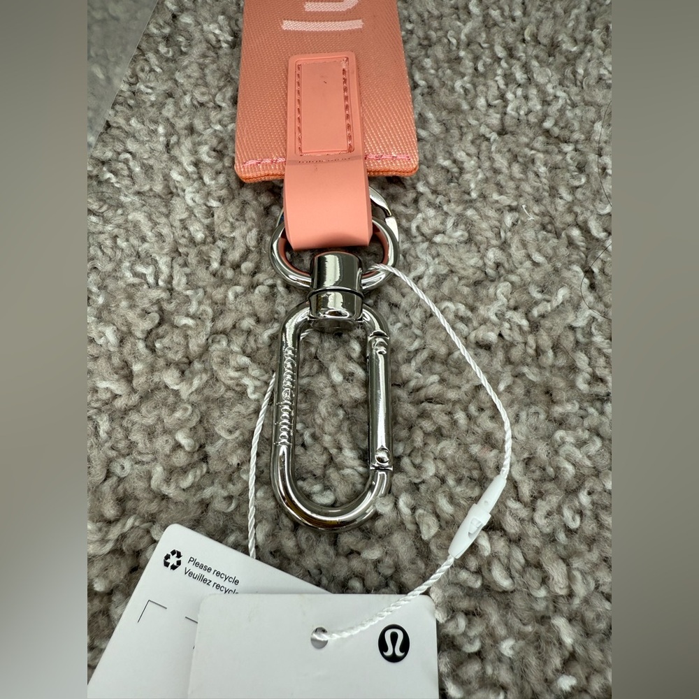 Lululemon Pink Never Lost Keychain - Picture 4 of 6
